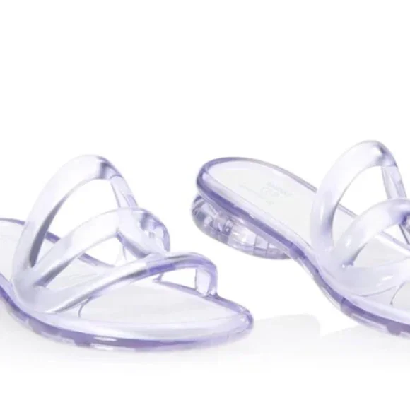 Melissa x Telfar Jelly Slide - Clear (women's sizing)
